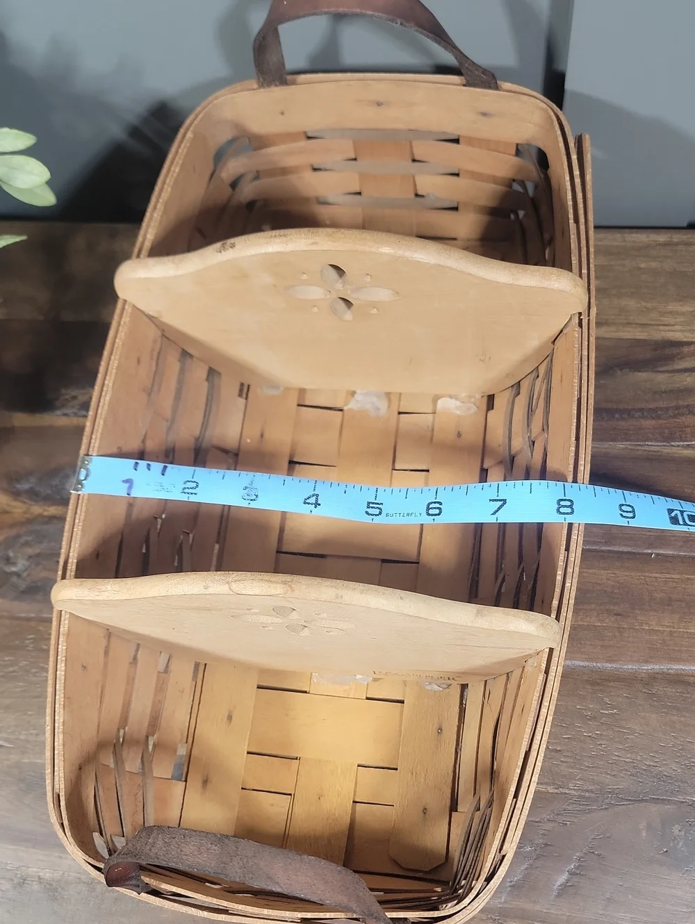 Vintage Longaberger Basket with Dividers